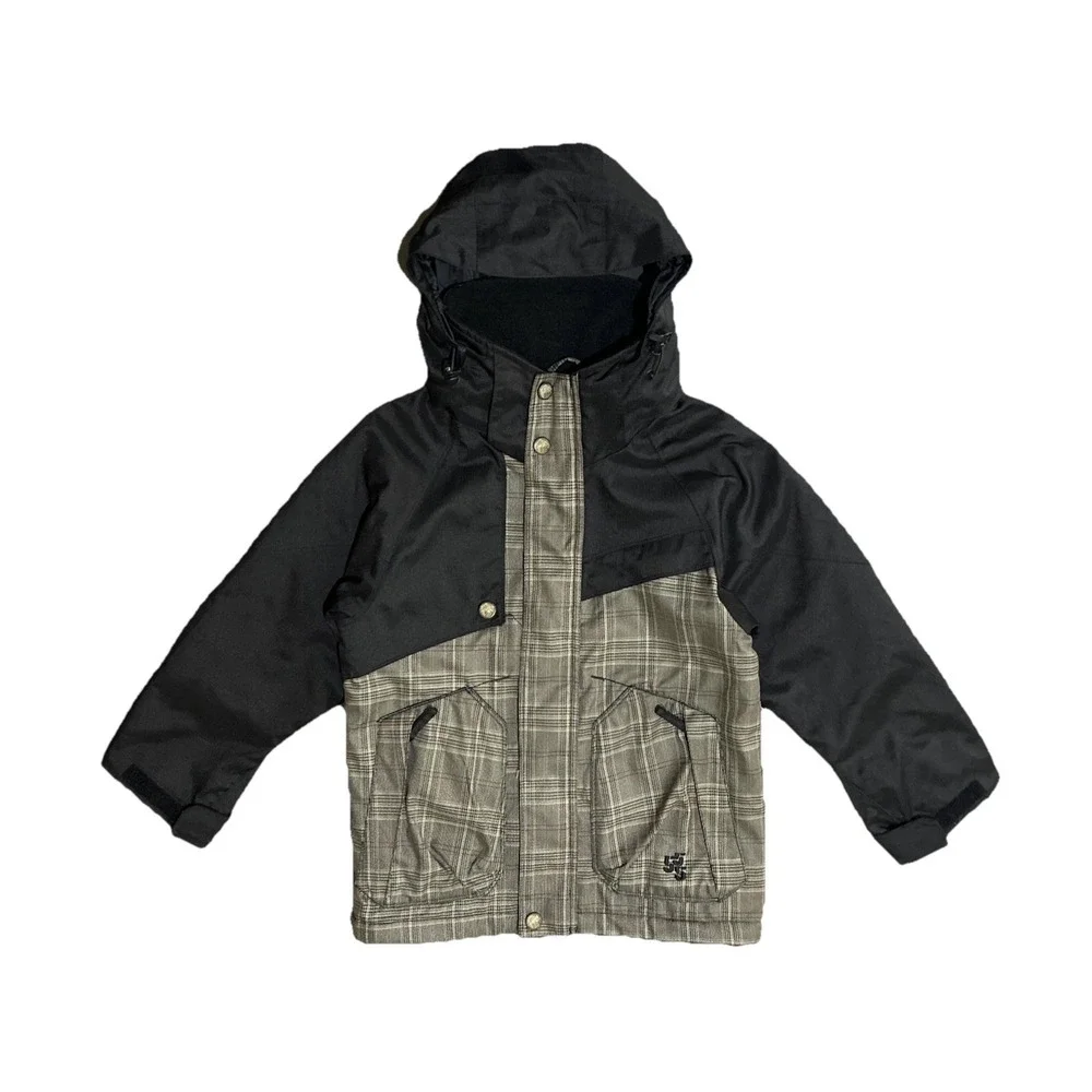 Triple Nickel 555 Plaid Ski Snowboard Jacket Water Resistant Insulated Size‎ 8